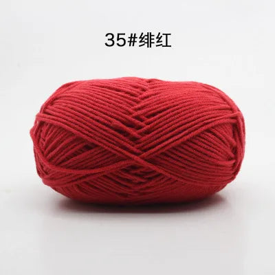 10 Balls/Lot 500g Natural Soft Silk Cotton Yarn for Knitting
