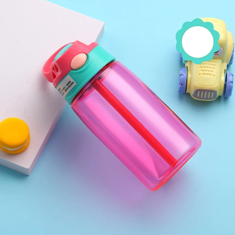 480ml Water Bottle With Straw