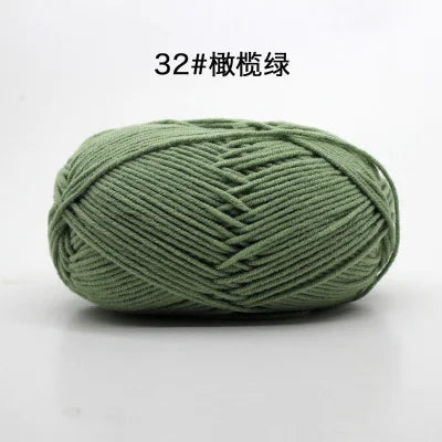 10 Balls/Lot 500g Natural Soft Silk Cotton Yarn for Knitting
