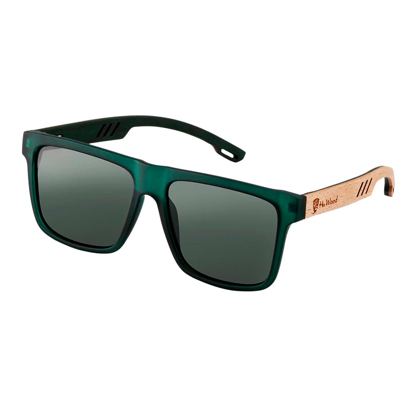 HU WOOD Square Sunglasses For Men
