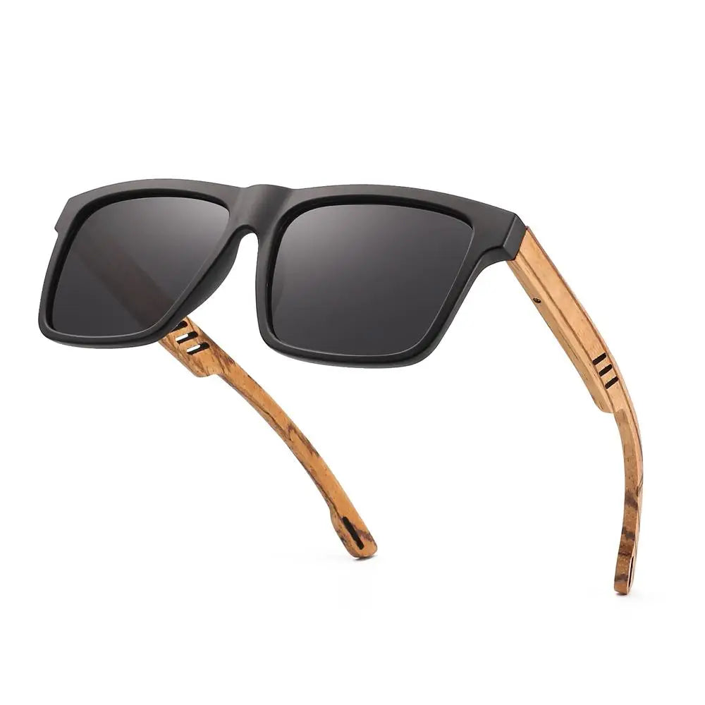 HU WOOD Square Sunglasses For Men