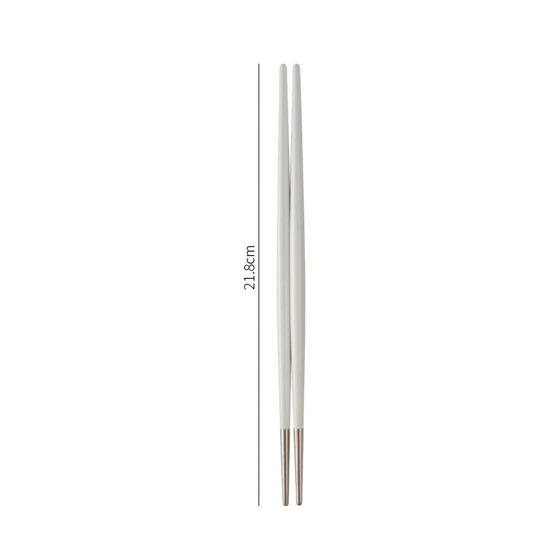1 Pair Stainless Steel Chopsticks