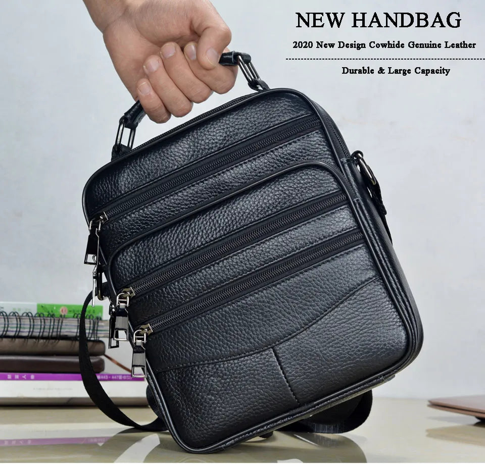 Men Genuine Leather Handbags
