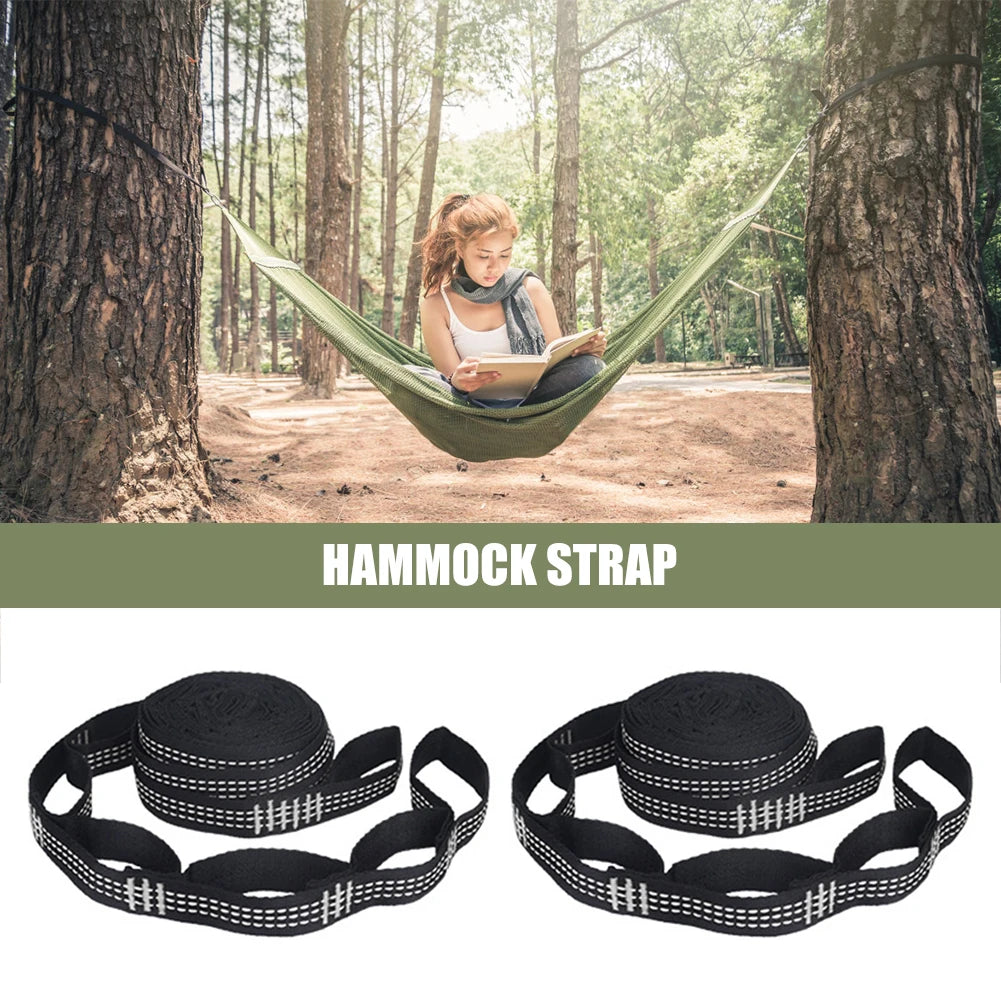 2Pcs Hammock Strap Outdoor Camping