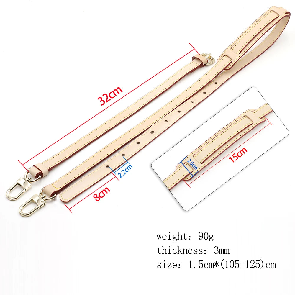 Genuine Leather Bag Strap Length 105CM-125CM