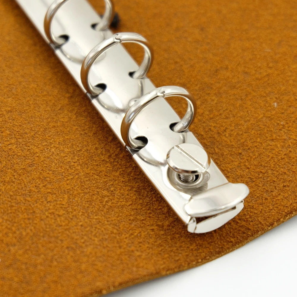 A4 B5 A5 A6 A7 B7 Loose-Leaf Spiral Notebook Metal Clip Ring