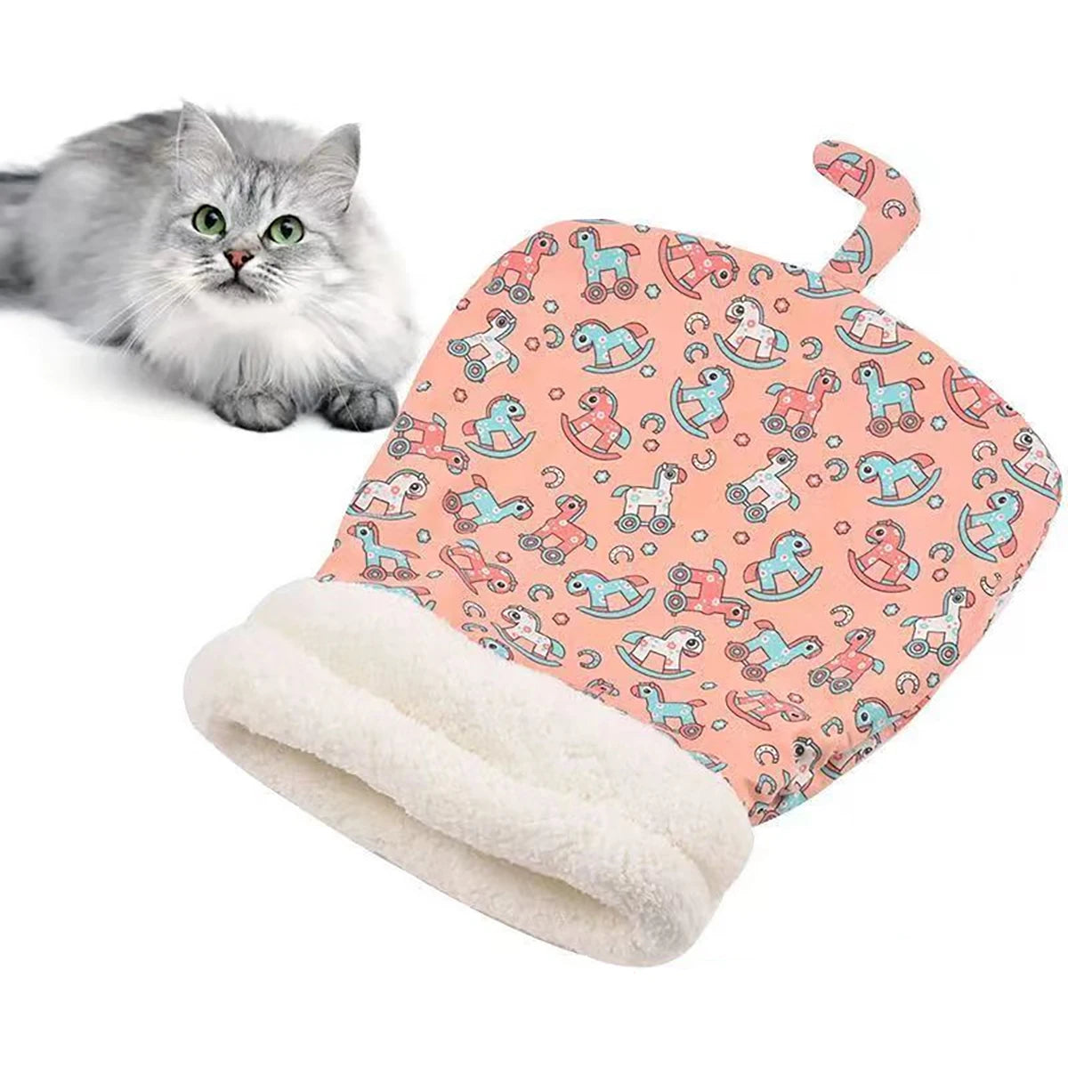 Warm Pet Pocket Bed for Cats & Small Dogs