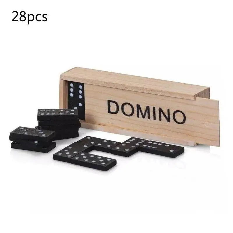 Classic Wooden Domino Set
