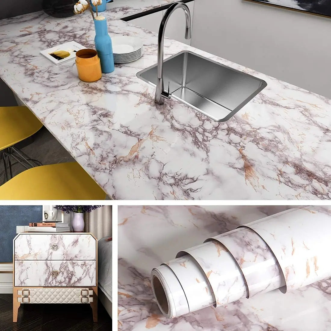 Marble Self-Adhesive Vinyl Wrap