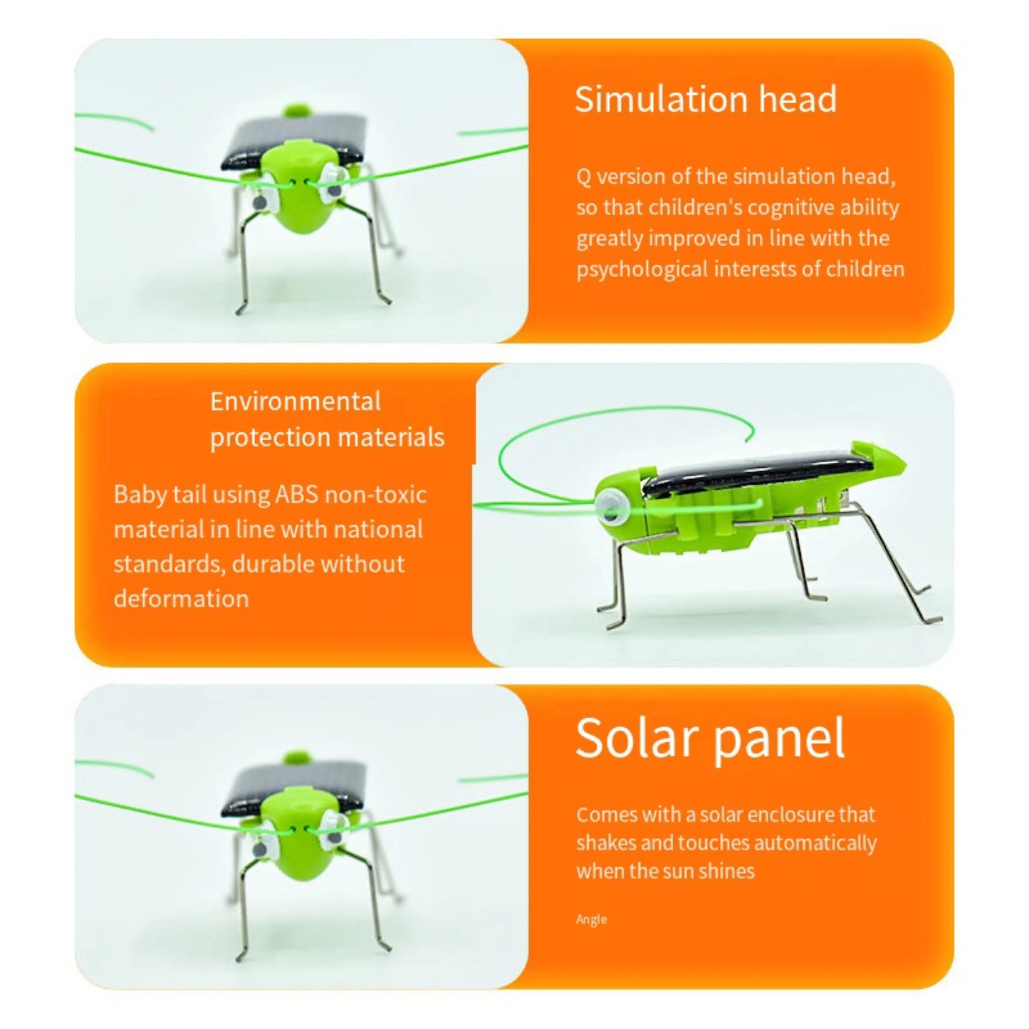 Solar Grasshopper Toy Puzzle