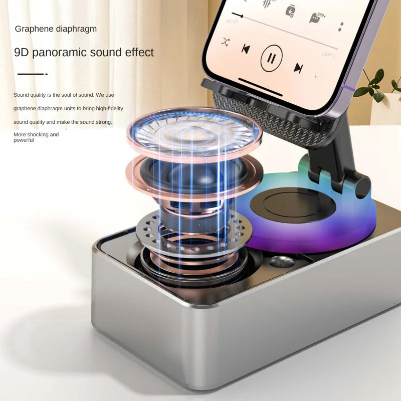 3 In 1 Mobile Phone Bracket Bluetooth Speaker
