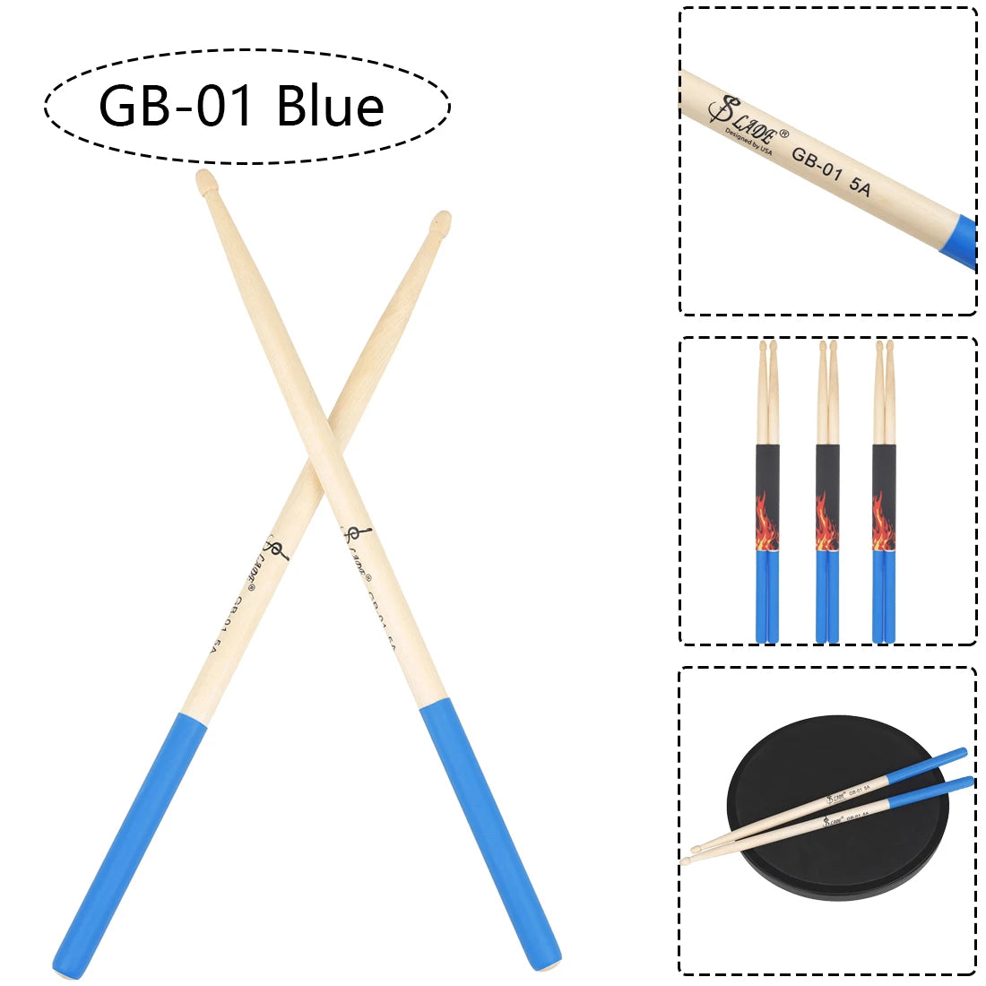 5AMaple Drum Sticks