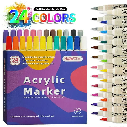 12-48 Colors Acrylic Paint Markers