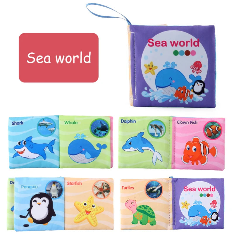 Baby Soft Cloth Book For 0-12 Months
