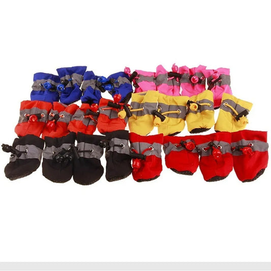 Waterproof Pet Rain Boots Set