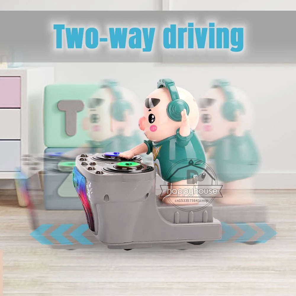 Electronic DJ Light Music Dancing Pig Toy