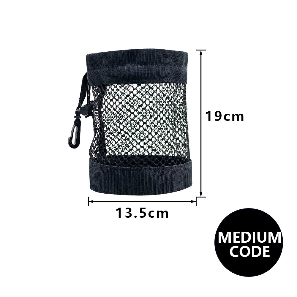 Golf Ball Storage Bag with Drawstring Closure