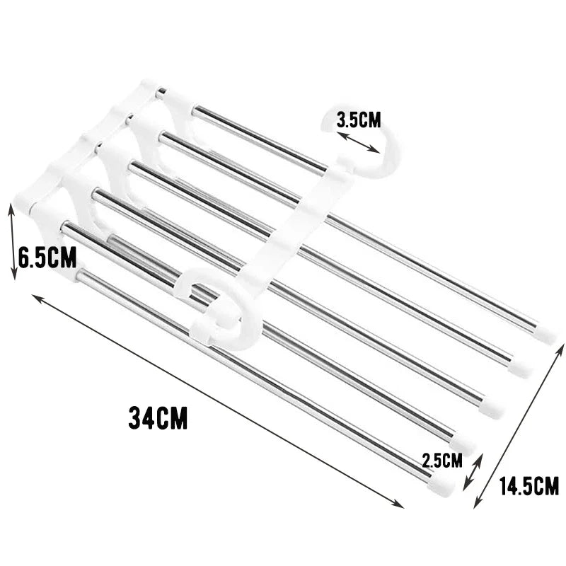 5-Tier Space Saving Pants Hanger