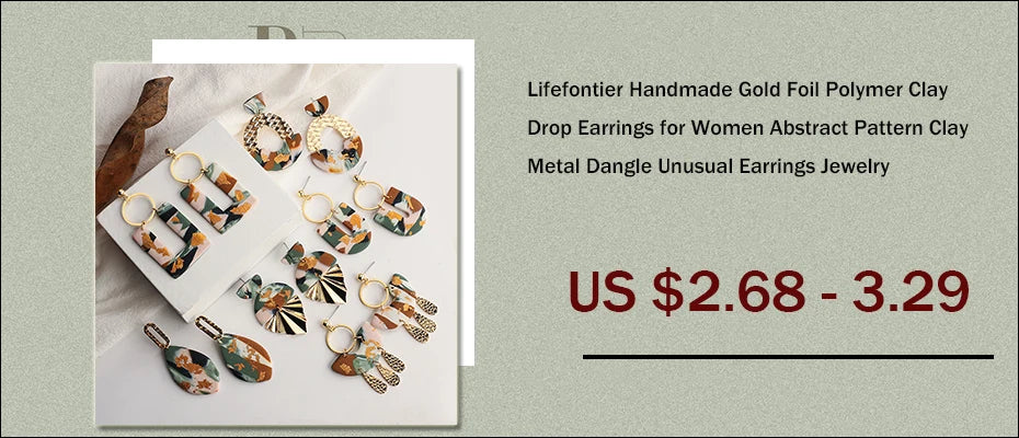 Lifefontier Bohemian Pattern Earrings