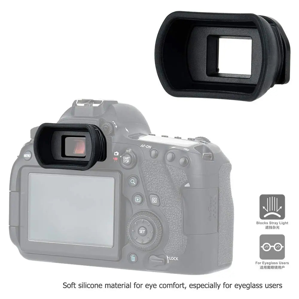 Soft Long Viewfinder Camera Eyecup Eyepiece for Canon EOS 90D 80D 70D 60D 77D 6D Mark