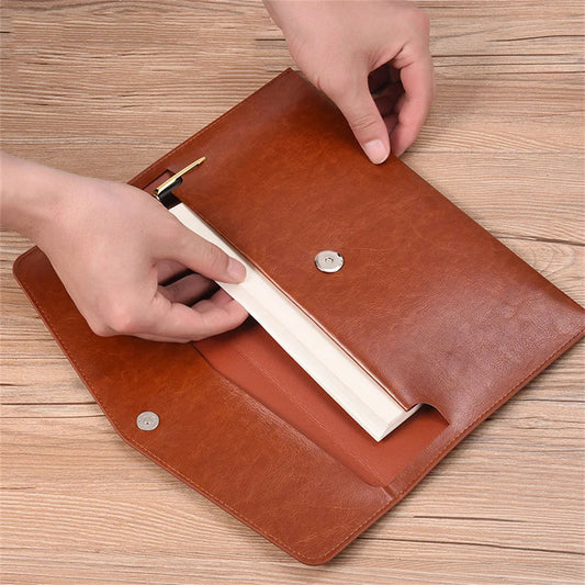 PU Leather Document & Passport Organiser Folder