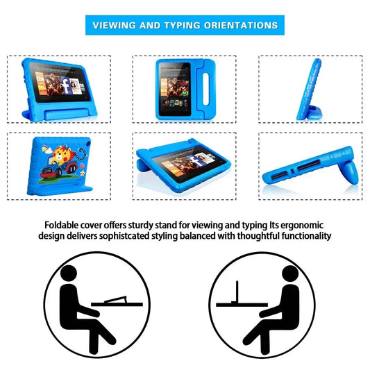 Kids Shockproof EVA Tablet Case for Amazon Fire 7