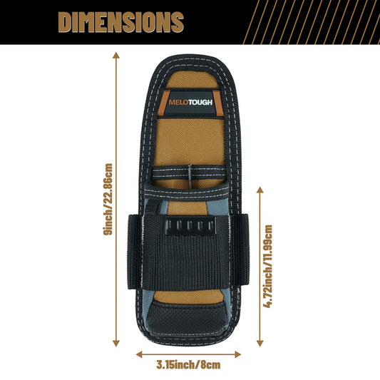 6-Pocket Clip-On Tool Pouch