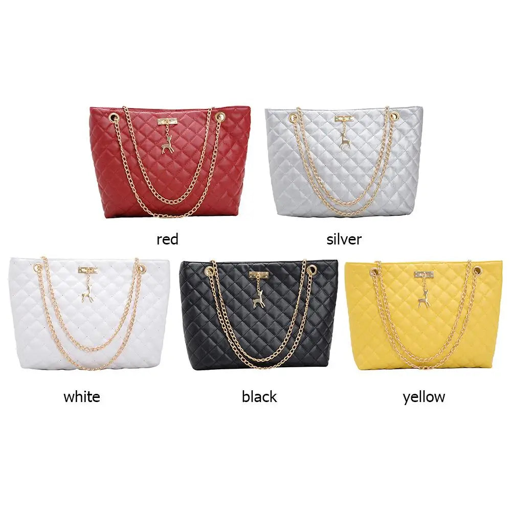 PU Leather Women Shoulder Bag