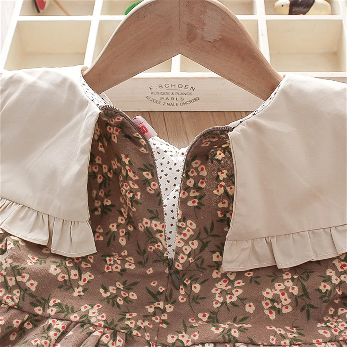 Girls' Dress Long Sleeve Forest Style