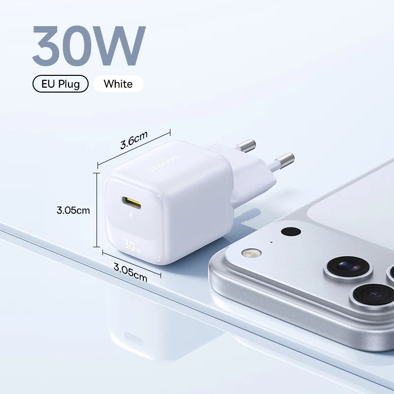 Baseus 30W GaN USB-C Fast Charger