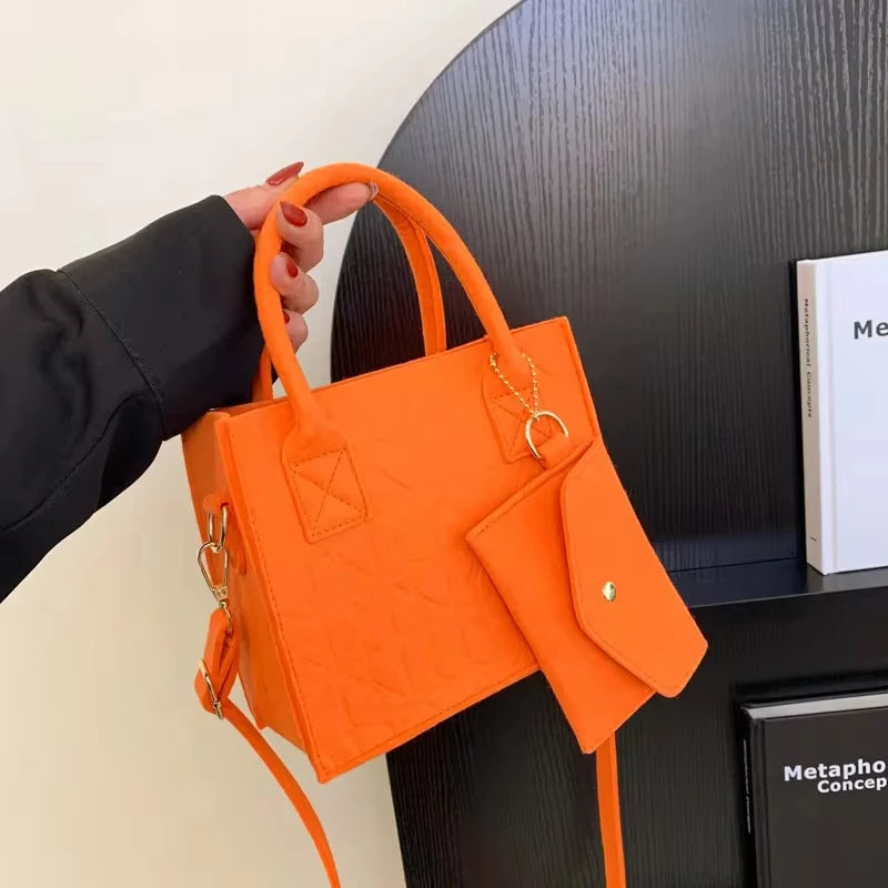 Shoulder Diagonal Two-Piece Bag