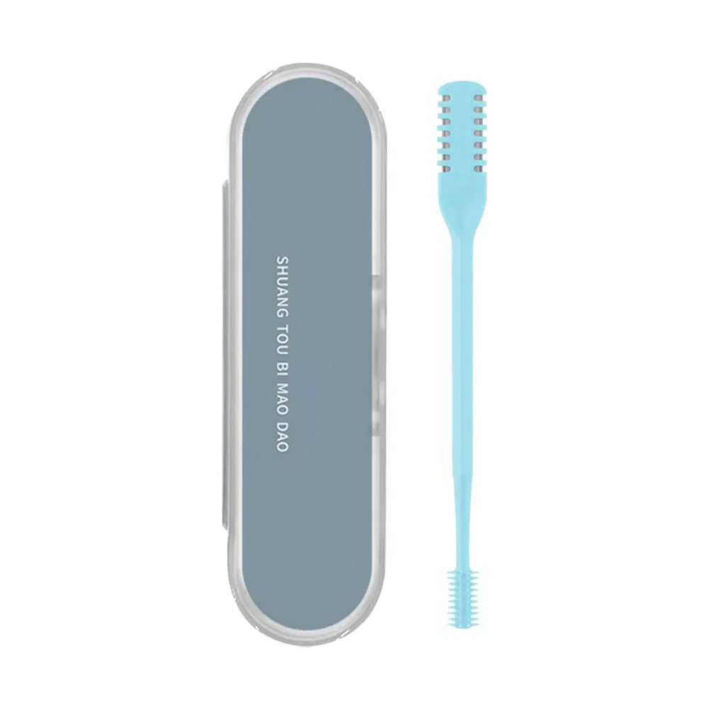 Portable Manual Nasal Nose Hair Trimmer Clipper With Storage Box