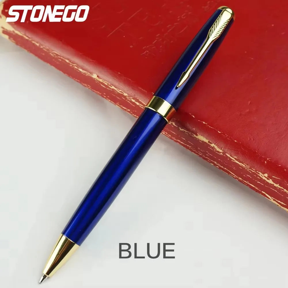 STONEGO Capless Metal Chrome Twist Ballpoint Pen