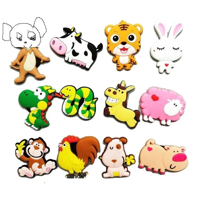 1 Set PVC Cute Fridge Magnet