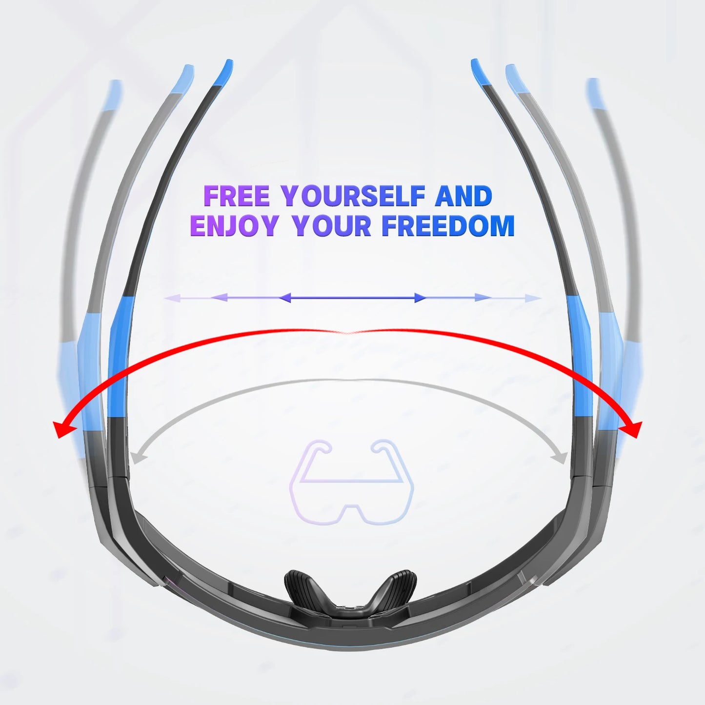 X-TIGER Adult Polarized Cycling Glasses