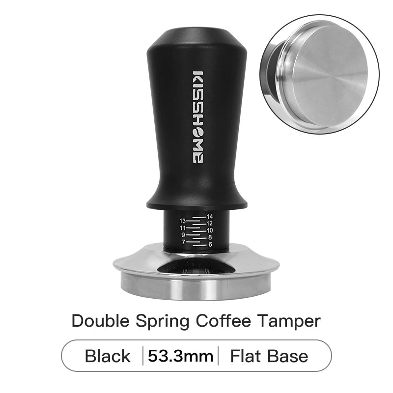 30lb Calibrated Coffee Tamper with Double Spring