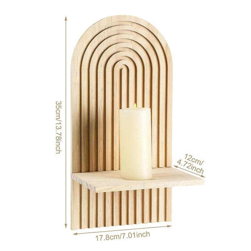 Bohemian Wall Mounted Decorative Shelves