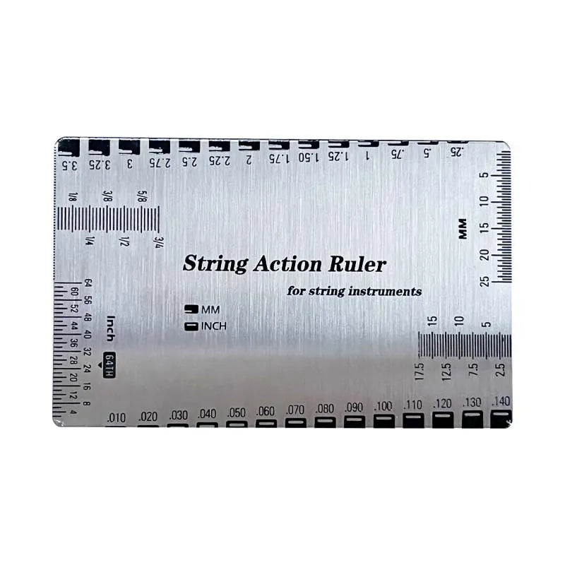Electric Guitar String Distance Ruler