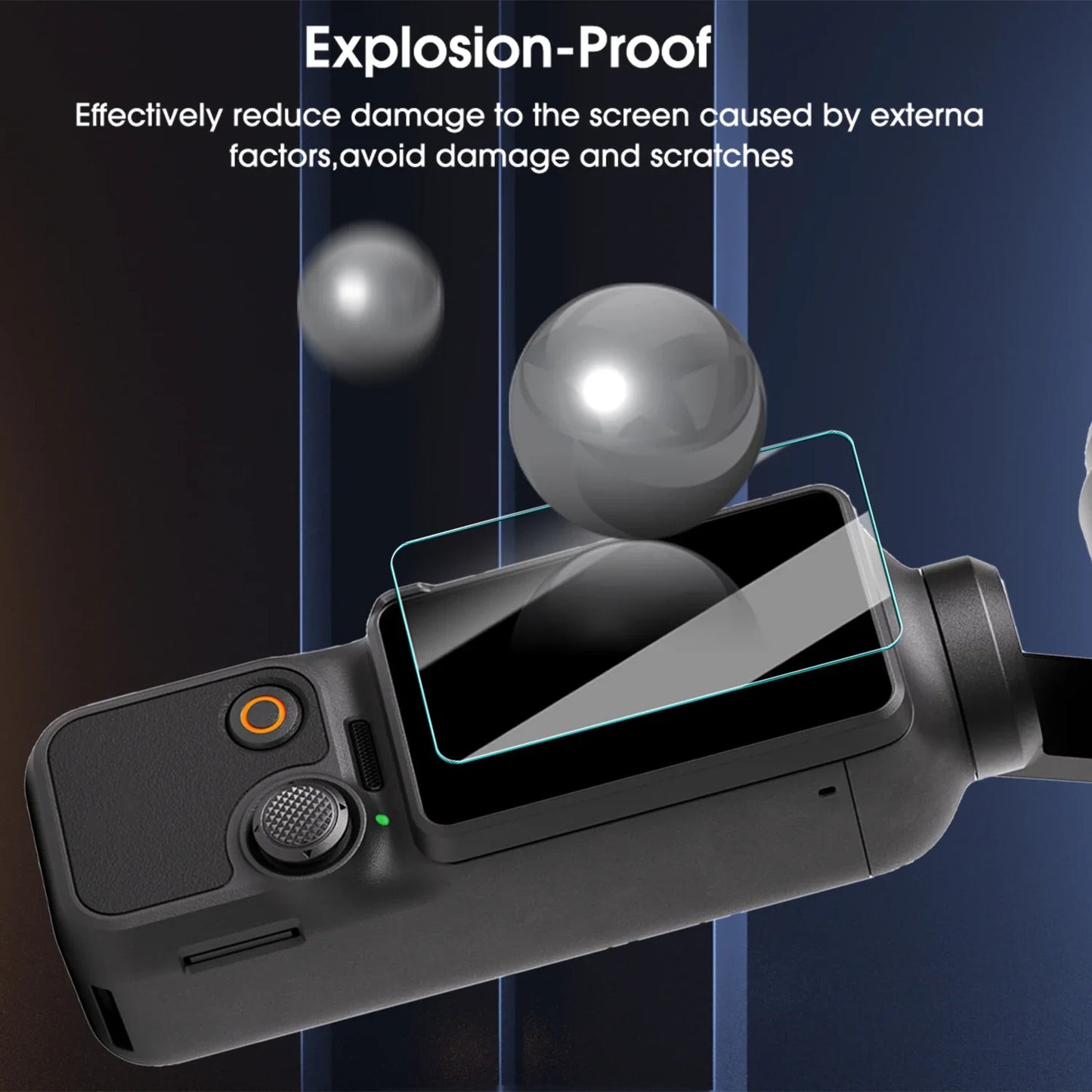 10in 1 Tempered Glass Film for DJI Osmo Pocket 3 LCD Screen Protector & Camera Lens