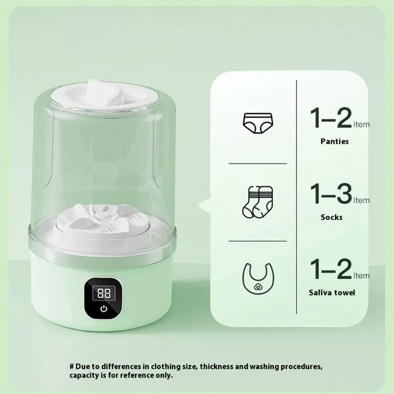 Portable Mini Washing Machine Underwear Washer