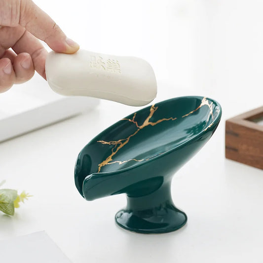 Ceramic Leaf Soap Dish