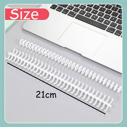 5-Pack Spiral Binder Rings for A4 Loose Leaf Notebooks