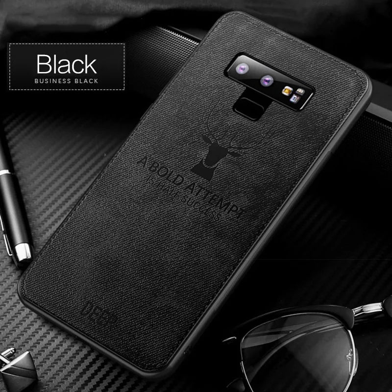 Deer Luxury Fabric Case For Samsung Galaxy