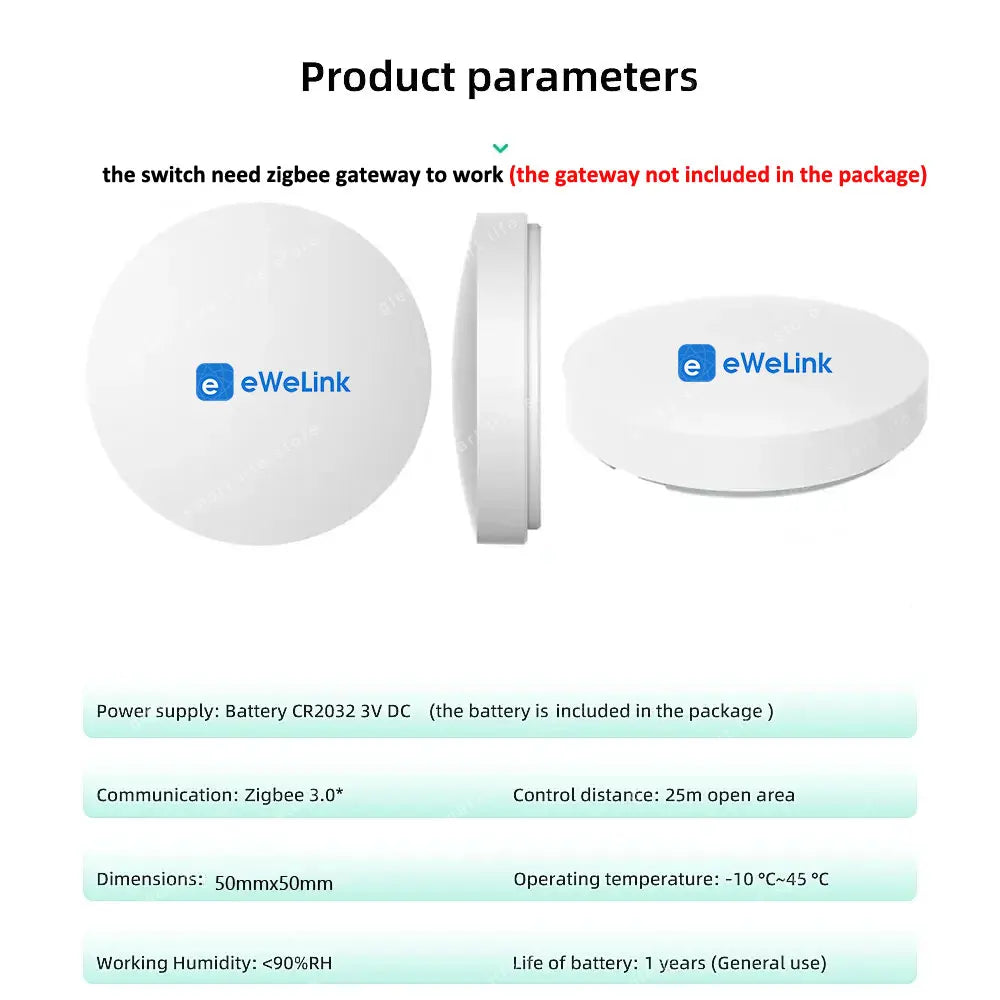 Zigbee Smart Scene Button Switch