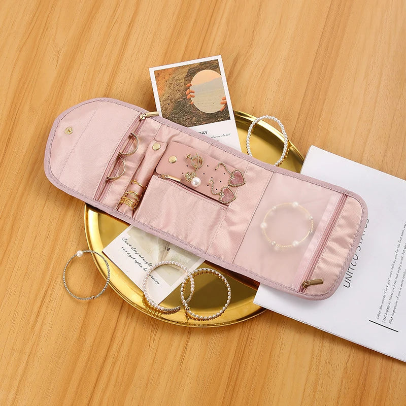 Foldable Jewellery Roll Folding Bag