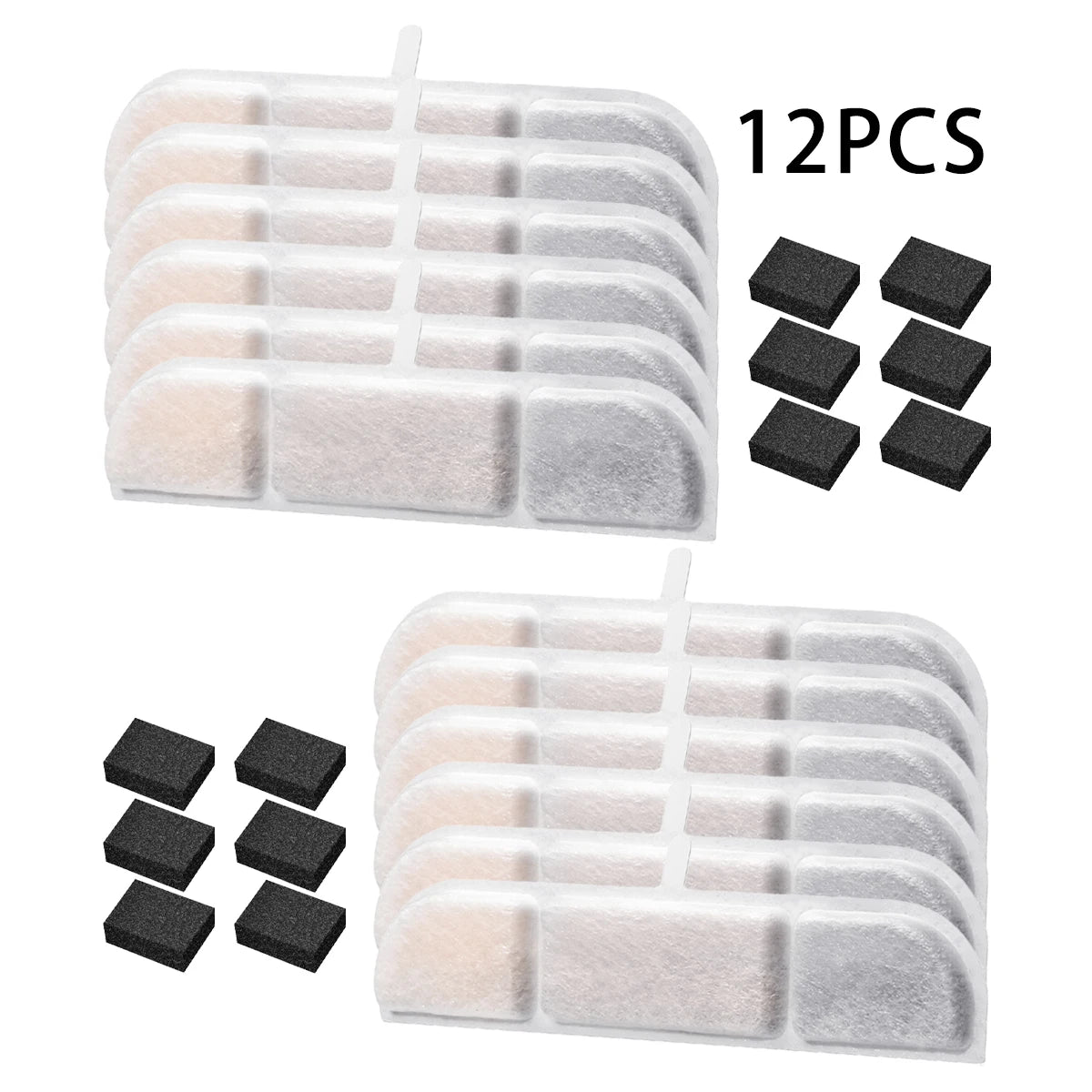 Cat Water Fountain Replacement Filters 6/12 Pack
