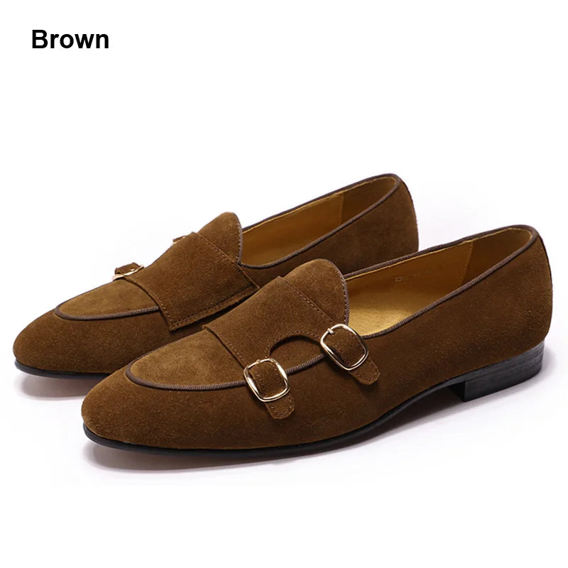 Suede Leather Mens Loafers