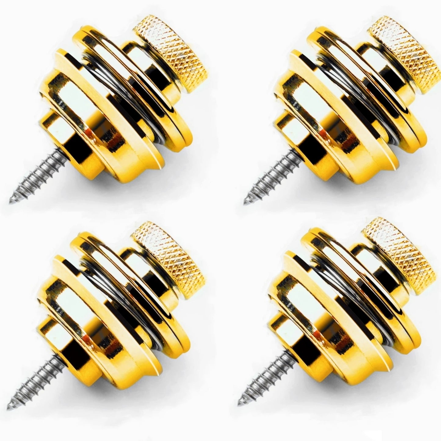 2/4pcs Electric Guitar Straplocks