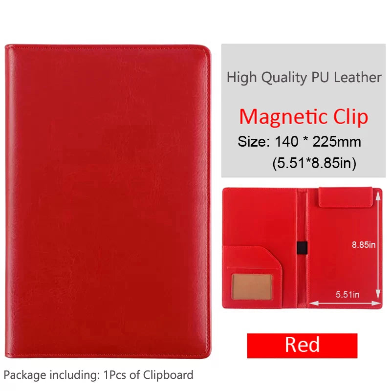A5/B5 Executive Leather Padfolio Clipboard