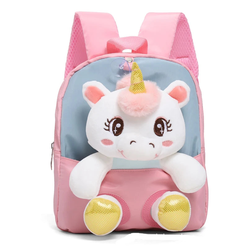 Plush 3D Unicorn Kids Backpack